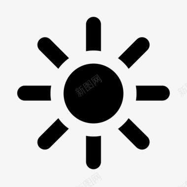 太阳白昼阳光图标图标