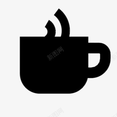 热咖啡杯子茶图标图标