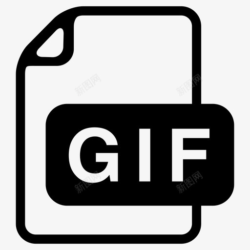 gif文件扩展名文件格式图标svg_新图网 https://ixintu.com gif 图形交换格式 文件扩展名 文件格式 文件类型