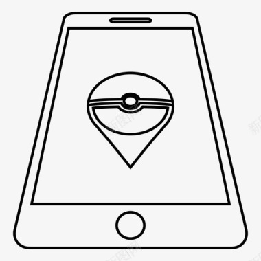 pokemongo球游戏图标图标