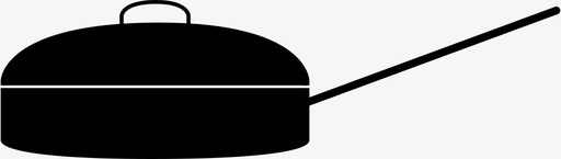 平底锅烹饪煎锅图标图标