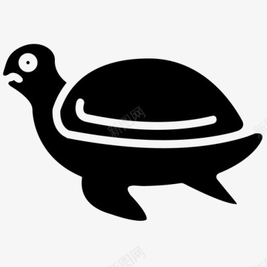 乌龟动物海图标图标