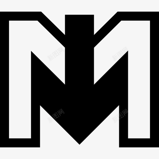里尔地铁标志metrologos图标svg_新图网 https://ixintu.com metrologos 里尔地铁标志