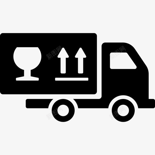 移动卡车运输全球物流图标svg_新图网 https://ixintu.com 全球物流 移动卡车 运输
