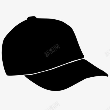 棒球帽帽子头图标图标