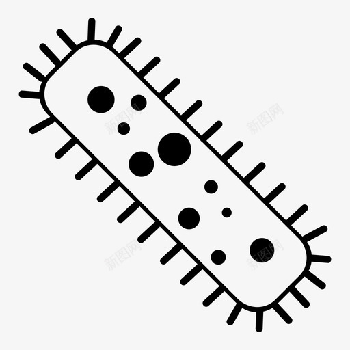 细菌生物学感染图标svg_新图网 https://ixintu.com 感染 生物学 细菌 细菌细胞