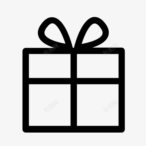 礼物包装好的礼物圣诞节图标svg_新图网 https://ixintu.com 包装好的礼物 圣诞节 礼物