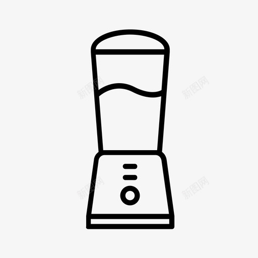 搅拌机混合烹饪图标svg_新图网 https://ixintu.com 冰沙 搅拌机 混合 烹饪 电器