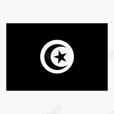 突尼斯国家突尼斯国旗图标图标