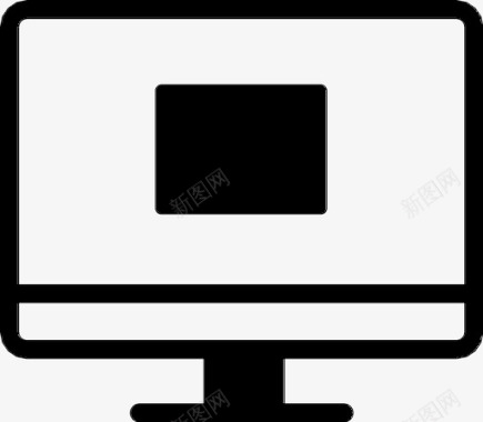 电脑电邮桌面电脑台式电脑图标图标