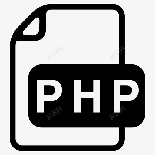 php文件扩展名文件格式图标svg_新图网 https://ixintu.com php 文件扩展名 文件格式 文件类型 脚本语言