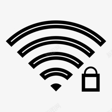 wifi网络密码密码保护图标图标