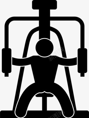 健身机健身锻炼图标图标