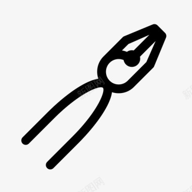 钳子修理工具图标图标