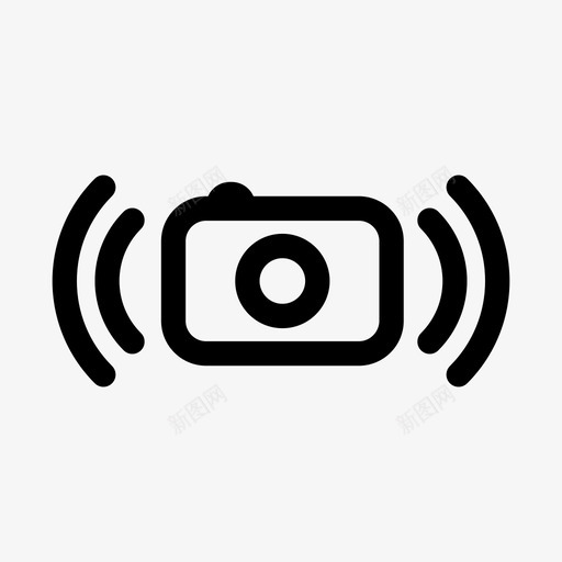 无线照相机摄影发送图标svg_新图网 https://ixintu.com 共享 发送 摄影 无线照相机 胶片