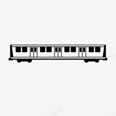 铁路车辆捷运公共交通图标图标