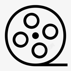 MOV视频文件胶片mov电影图标高清图片