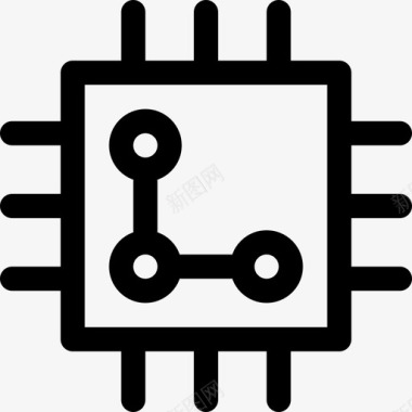 硬件微处理器电子产品图标图标