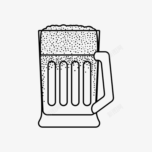 啤酒杯气泡碳酸化图标svg_新图网 https://ixintu.com 啤酒杯 气泡 泡沫 灯 皮尔斯纳 碳酸化 饮料 饮料套装