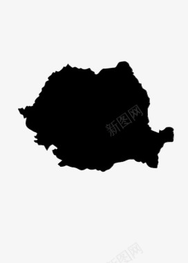 罗马尼亚边境国家图标图标