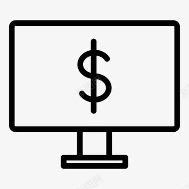 在线货币电脑钱包数字钱包图标图标