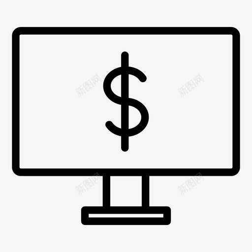 在线货币电脑钱包数字钱包图标svg_新图网 https://ixintu.com 在线交易 在线货币 数字钱包 电脑钱包 美元