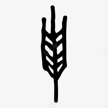 小麦食品面筋图标图标