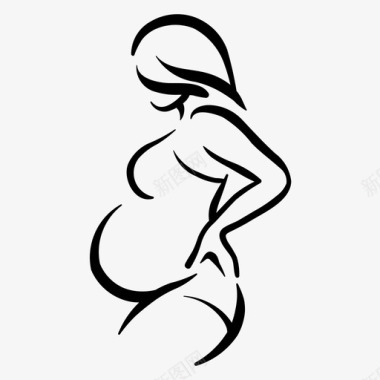 孕妇宝贝幸福图标图标
