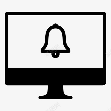 系统通知计算机通知邮件警报图标图标