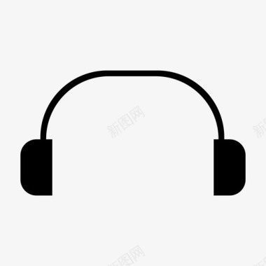 耳机dj音乐图标图标