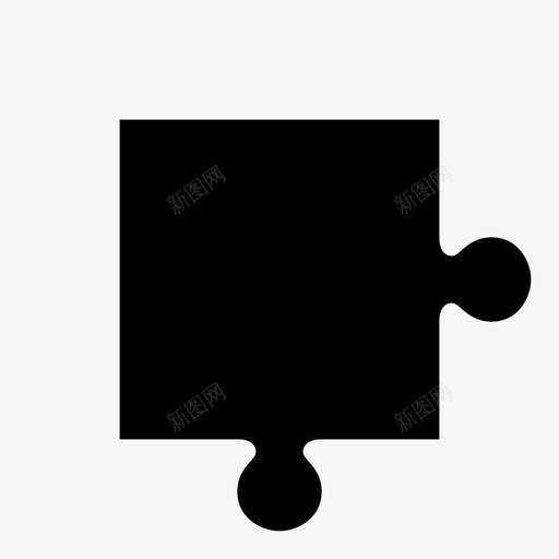 拼图块连接角图标svg_新图网 https://ixintu.com 左上角 拼图块 拼图拼图块 模块 角 连接 部件