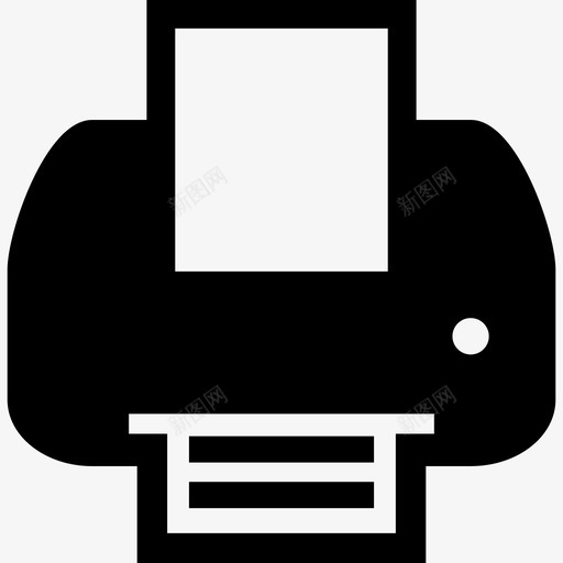 带纸工具和器具仪表板的打印机图标svg_新图网 https://ixintu.com 仪表板的打印机 工具和器具 带纸