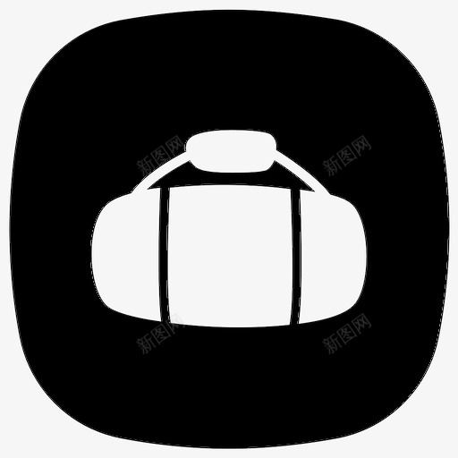 健身包行李包健身图标svg_新图网 https://ixintu.com 健身 健身包 行李包