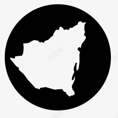 尼加拉瓜美洲国家图标图标