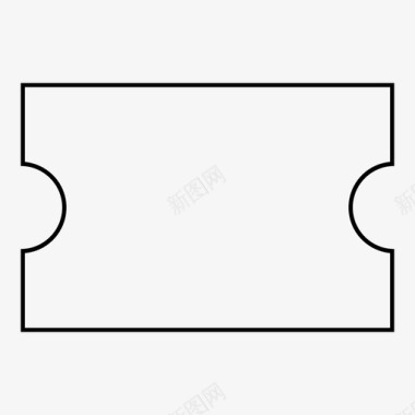 门票预订入场券图标图标