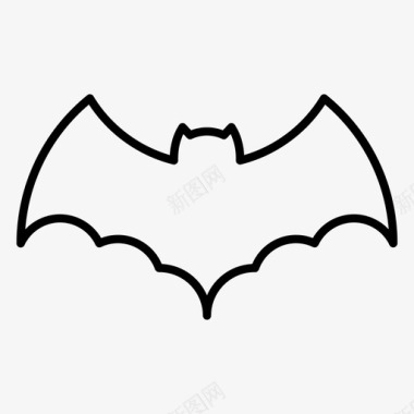 蝙蝠动物蝙蝠侠图标图标