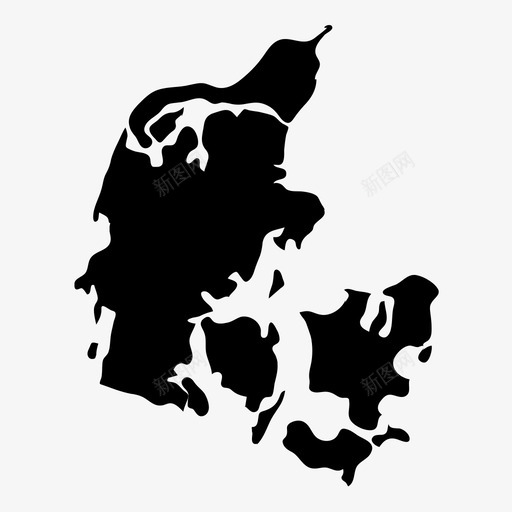 丹麦哥本哈根国家图标svg_新图网 https://ixintu.com 东欧 丹麦 丹麦地图 哥本哈根 国家 地图 地理