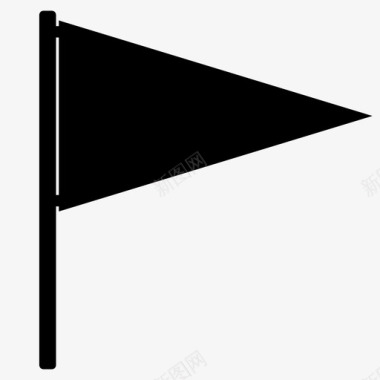 旗帜帆船体育图标图标