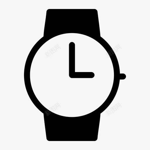 手表钟面时间图标svg_新图网 https://ixintu.com 手表 时间 钟面
