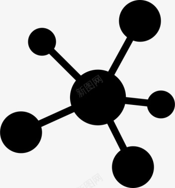 分子原子粒子图标图标