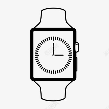 智能手表时间苹果移动图标图标
