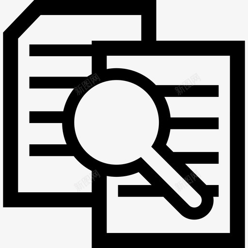 搜索文件界面符号仪表板图标svg_新图网 https://ixintu.com 仪表板 搜索文件界面符号