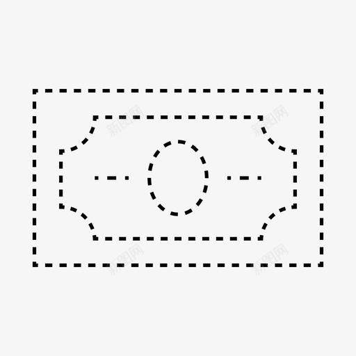 钞票现金金融图标svg_新图网 https://ixintu.com 现金 金融 钞票