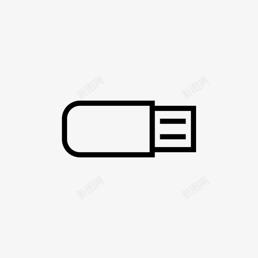 pendrive数据磁盘图标svg_新图网 https://ixintu.com pendrive 内存 存储器 数据 硬件 磁盘