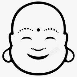 开悟笑佛佛法开悟图标高清图片