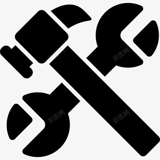 作业工具十字架工具和用具作业工具图标svg_新图网 https://ixintu.com 作业工具 作业工具十字架 工具和用具