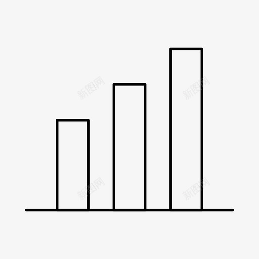 条形图分析进度图标svg_新图网 https://ixintu.com 分析 常用图标 报告 条形图 统计 进度