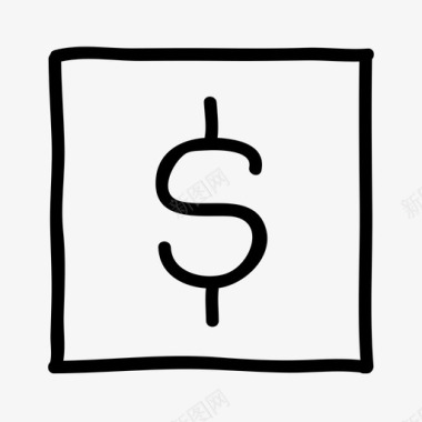 美元符号银行金融图标图标