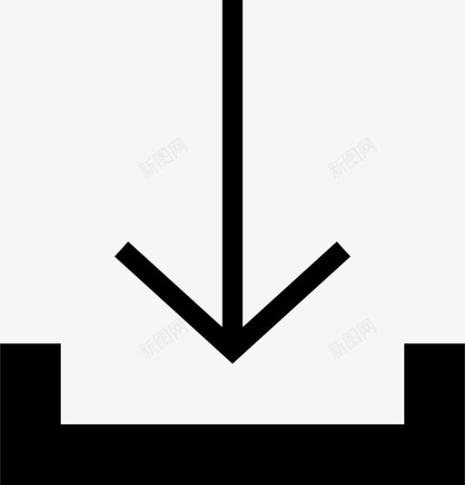 箭头输入图标svg_新图网 https://ixintu.com 下载 传入 工作 标准图标 箭头 输入