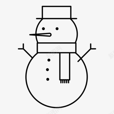 雪人圣诞节游戏图标图标